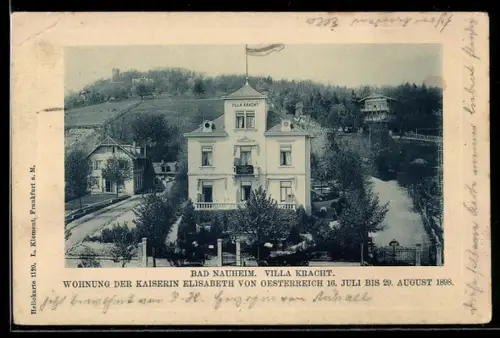 AK Bad Nauheim, die Villa Kracht