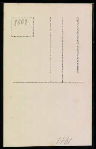 Foto-AK Usingen, Blick zur Kirche