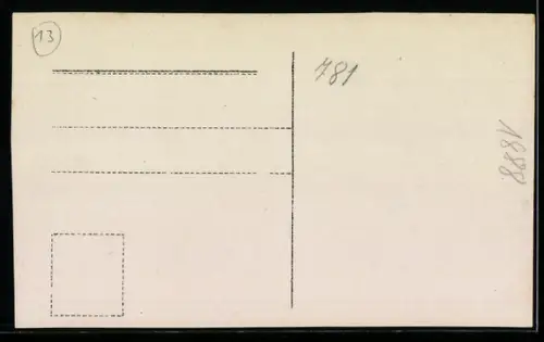 Foto-AK Usingen, Öffentliches Gebäude