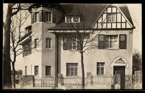 Foto-AK Usingen, Vorschuss-Verein im jahr 1919