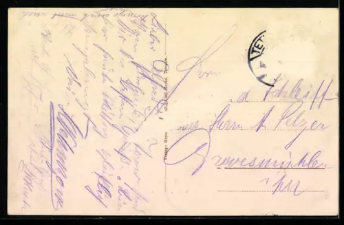 AK Teterow, Rathaus, Kurhaus, Wilhelmsplatz, Partie am Rostockertor