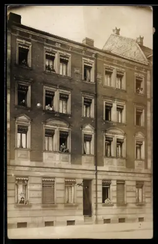 Foto-AK Nürnberg, Haus der Familie Tausendpfund in der Strasse Schranke 7 im Jahr 1911