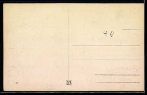 AK Genova, Via Roma, Strassenbahn