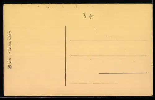 AK Genova, Piazza Corvetto, Strassenbahn