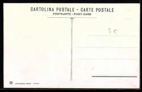 AK Genova, Piazza Deferrari, Strassenbahn