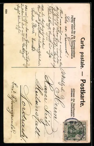 AK Basel, Strassburger Denkmal