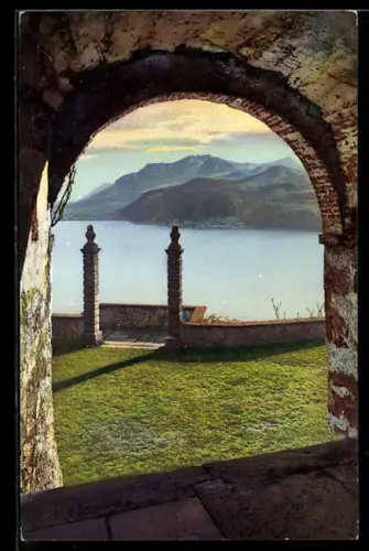 AK Morcote /Lago di Lugano, Vista sul lago