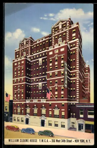 AK New York, NY, William Sloane House Y.M.C.A.