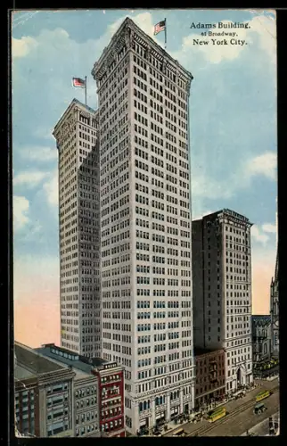 AK New York, NY, Adams Building, 61 Broadway