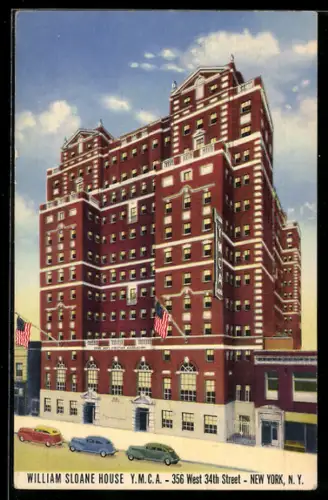 AK New York, NY, William Sloane House Y.M.C.A.
