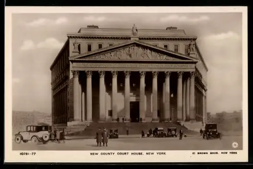 AK New York, NY, New County Court House