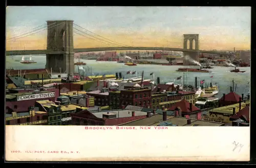 AK New York, NY, Brooklyn Bridge