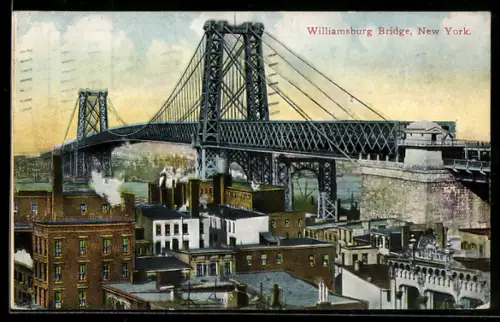 AK New York, NY, Williamsburg Bridge