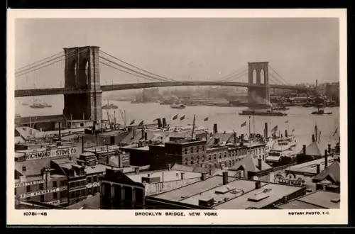 AK New York, NY, Brooklyn Bridge