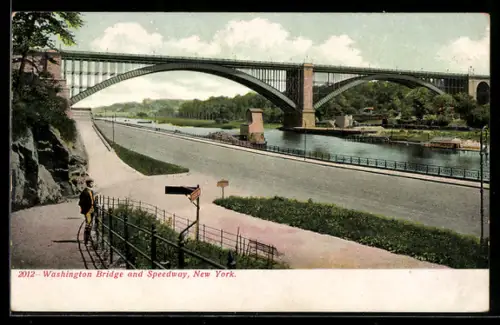 AK New York, NY, Washington Bridge and Speedway