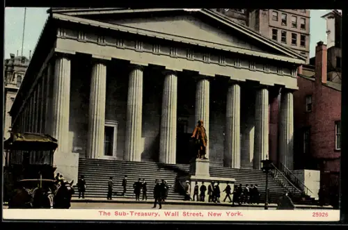 AK New York, NY, The Sub-Treasury, Wall Street