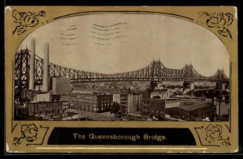 AK New York, NY, The Queensborough Bridge