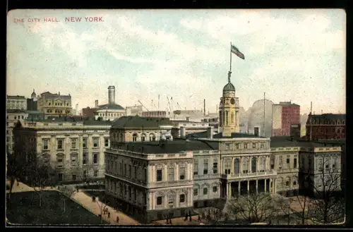 AK New York, NY, The City Hall