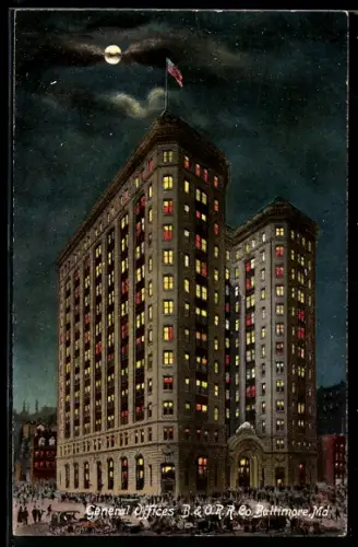 AK New York, NY, General Offices B. & O. R. R. Co.
