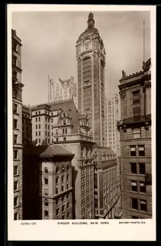 AK New York, NY, Singer Building