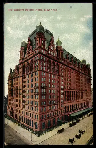 AK New York, NY, The Waldorf Astoria Hotel