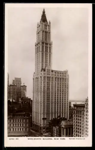 AK New York, Woolworth building