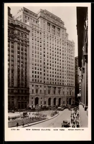 AK New York, NY, New Cunard Building