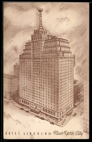 AK New York, NY, Hotel Lincoln