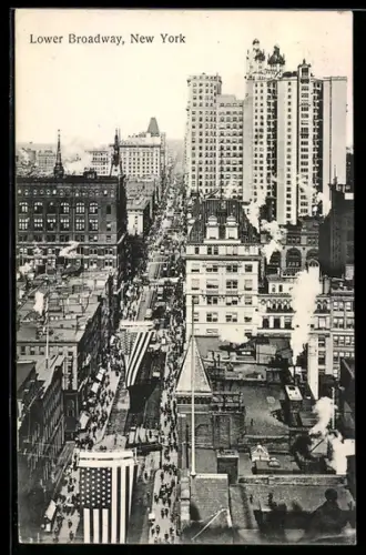 AK New York, NY, Lower Broadway