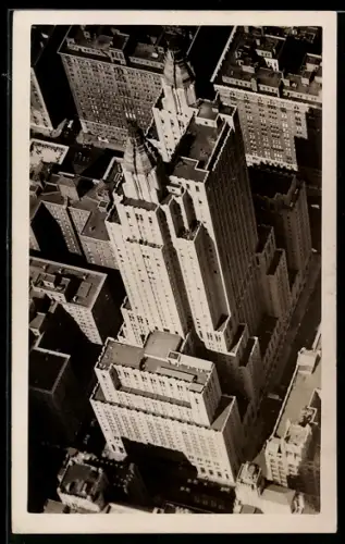 AK New York, NY, Waldorf Astoria Hotel from the Air