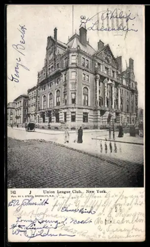 AK New York, NY, Union League Club