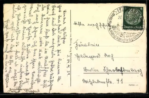 AK St. Goar a. Rhein, Ort mit Burg Rheinfels