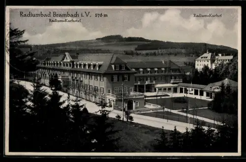 AK Brambach i. V., Radium-Kurhotel, Radium-Kurhof