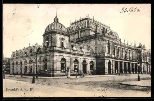 AK Frankfurt a. M., Börse, Panorama