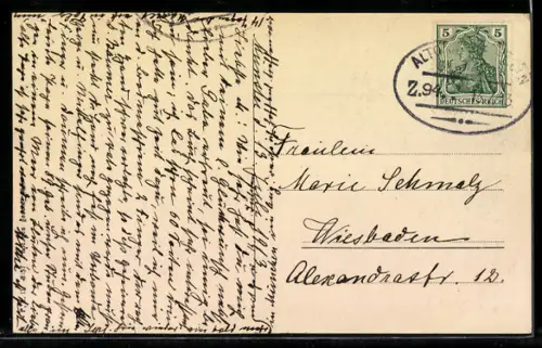 AK Münster i. W., Rathaus, Friedenssaal