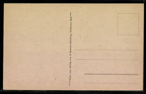 AK Heilbronn a. N., Rathaus, Panorama