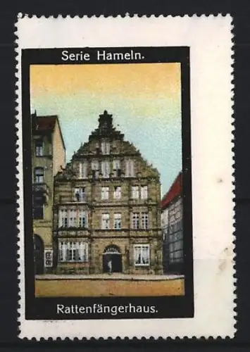 Reklamemarke Hameln, Serie Hameln, Rattenfängerhaus