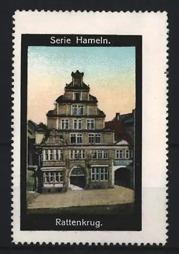 Reklamemarke Hameln, Serie Hameln, Rattenkrug