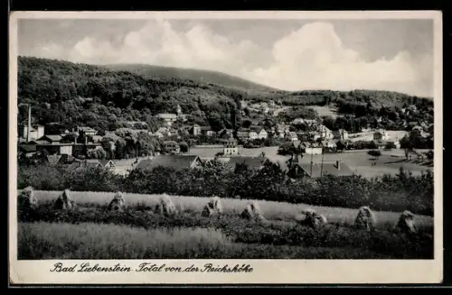 AK Bad Liebenstein, Totalansicht von der Reichshöhe