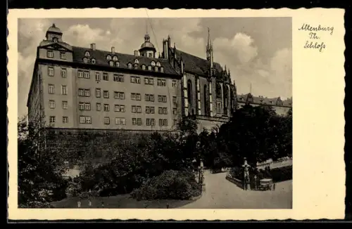 AK Altenburg i. Th., Schloss mit Anlagen