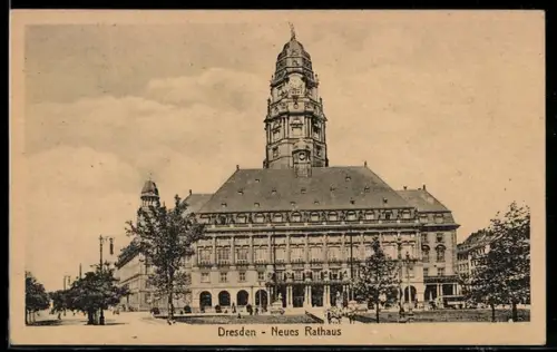 AK Dresden, Neues Rathaus