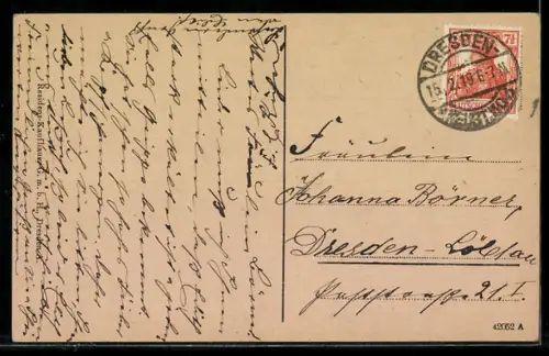 AK Dresden, Neues Rathaus