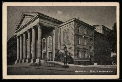 AK Meiningen i. Thür., Das Landestheater