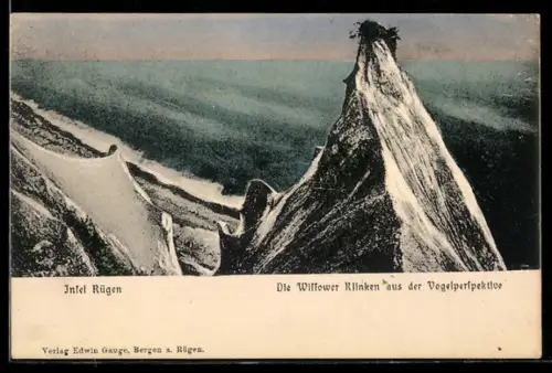 AK Insel Rügen, Wissower Klinken aus der Vogelperspektive