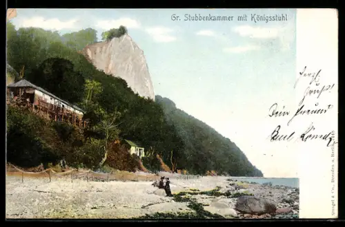 AK Stubbenkammer, Königsstuhl, Strandansicht