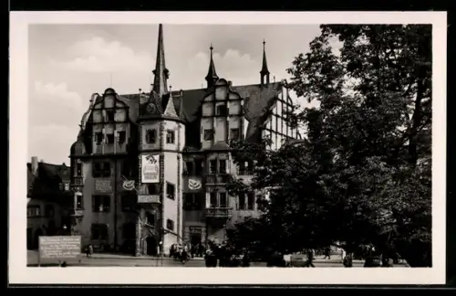 AK Saalfeld /Saale, Das Rathaus