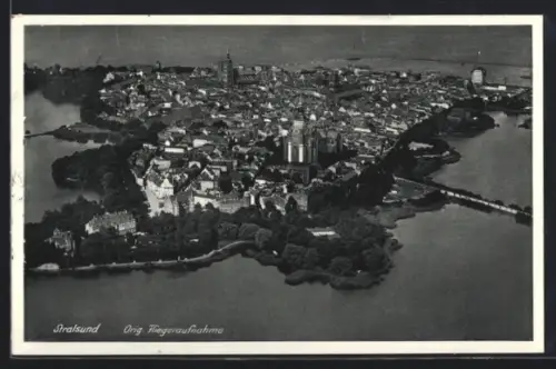 AK Stralsund, Fliegeraufnahme
