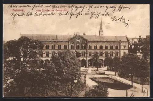AK Hannover, Hohe Schulen am Georgsplatz