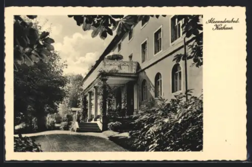 AK Alexandersbad, Partie am Kurhaus