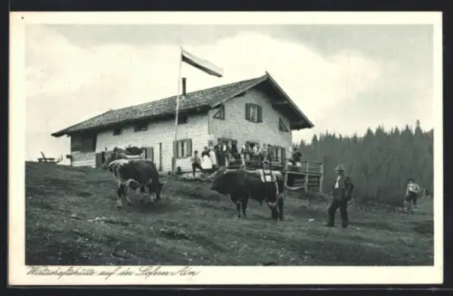 AK Lofer, Loferer Alm, Wirtschaftshütte